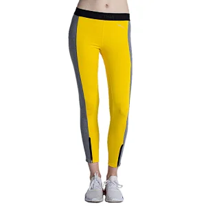 Summer neon colorful low rise trousers slim fit pattern active  gym leggings running pants for women with zip