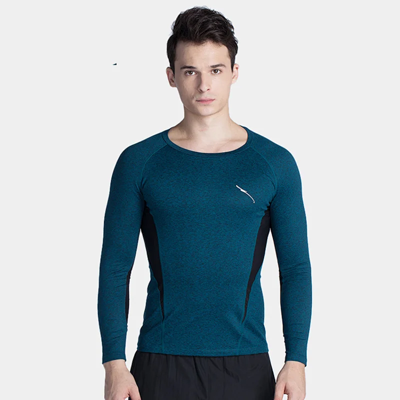 wholesale compression wear long sleeve t shirt for sport gym fitness shirt