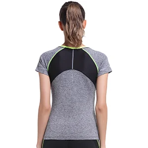 Cheap Wholesale Promotional Gym Sports Wear Womens Sports Thin Cropped womens t shirts