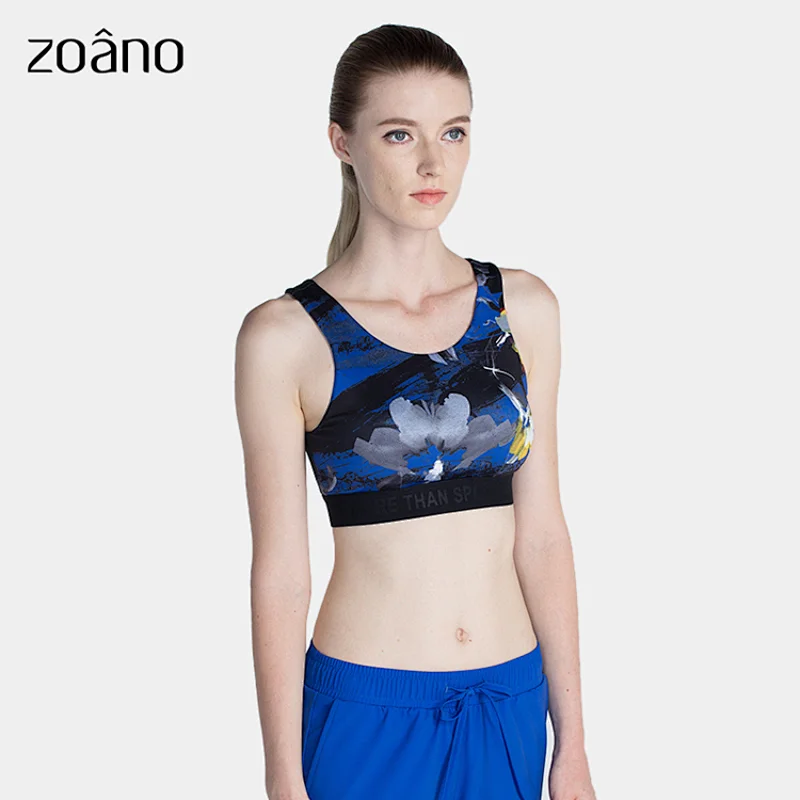 Wholesale custom sexy women full printed sports bra