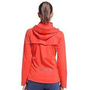 Factory high quality pullover windbreaker soft shell jacket for women