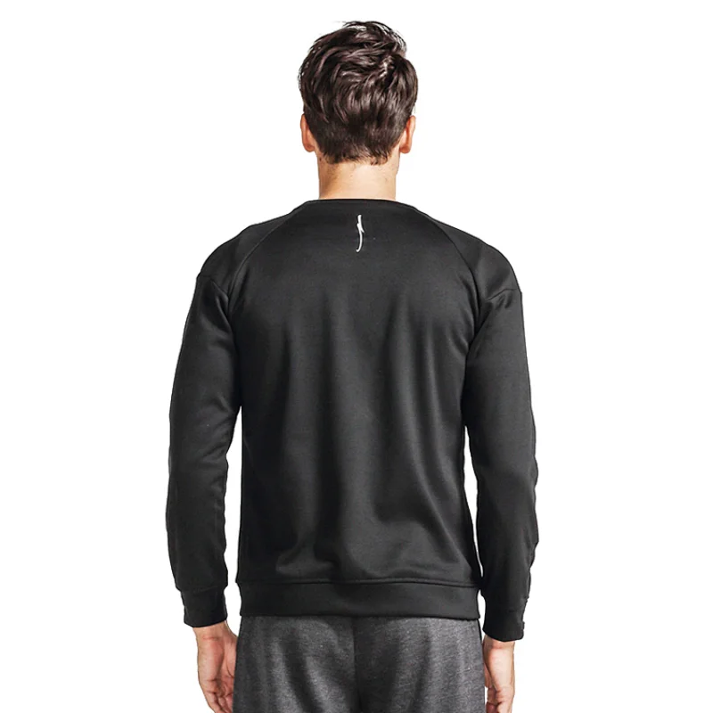 crew neck cotton casual pullover for mens