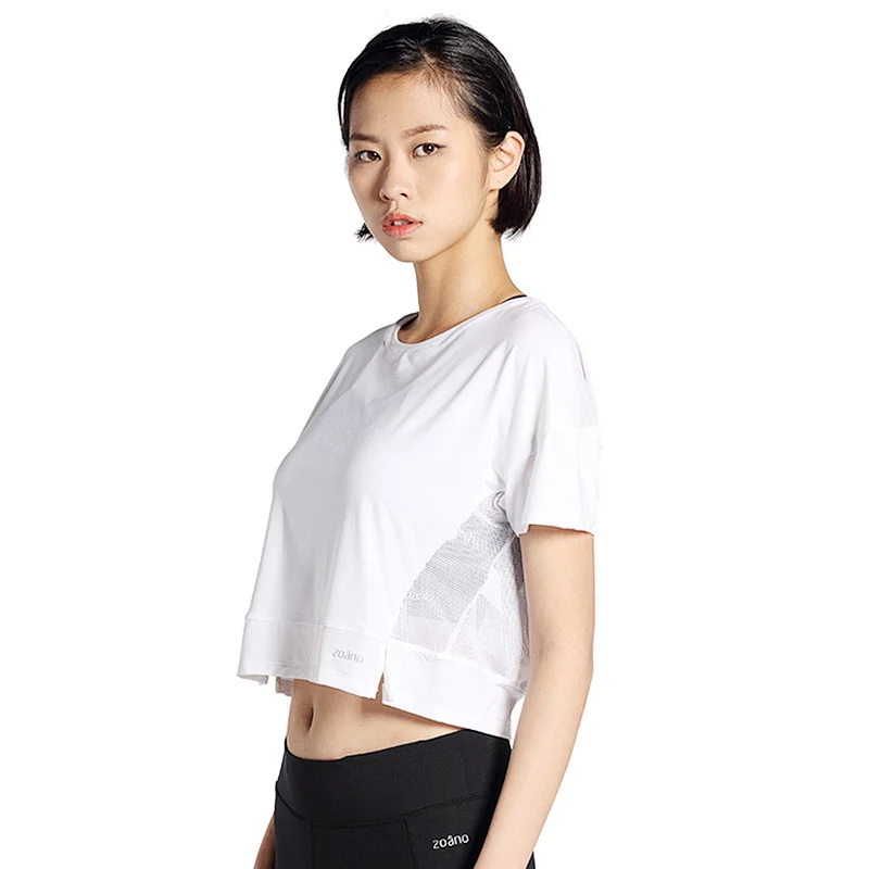2020 cheap popular loose running gym breathable sportswear factory woman t-shirt