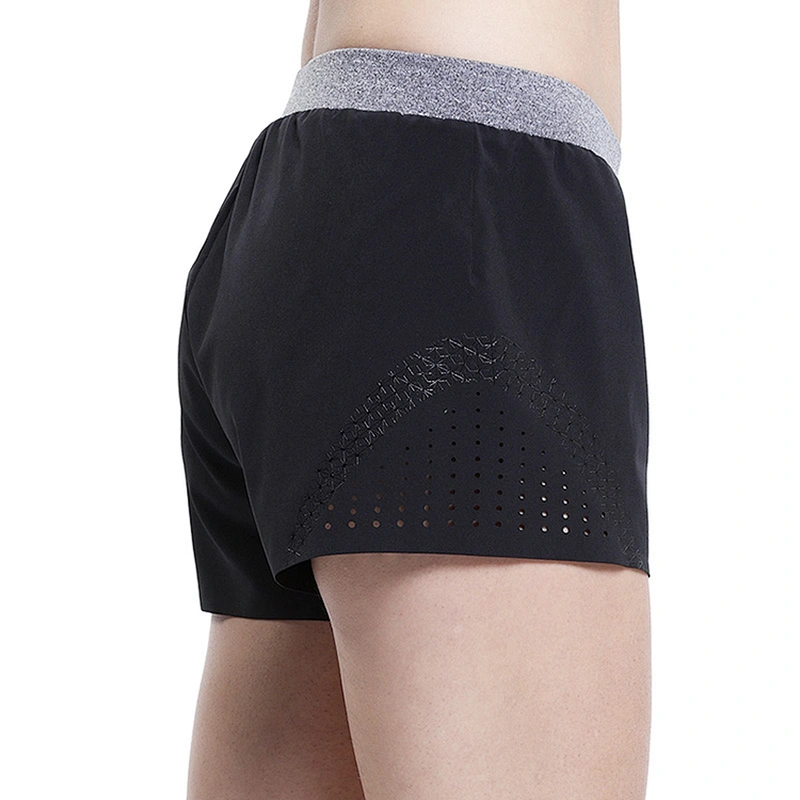 Women new style laser hole  dry fit lsports short for running ,fitness short