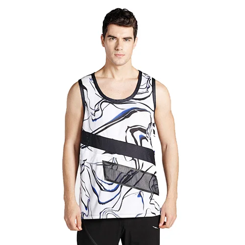 quick dry running men's fitness custom tanktop basketball jersey logo design
