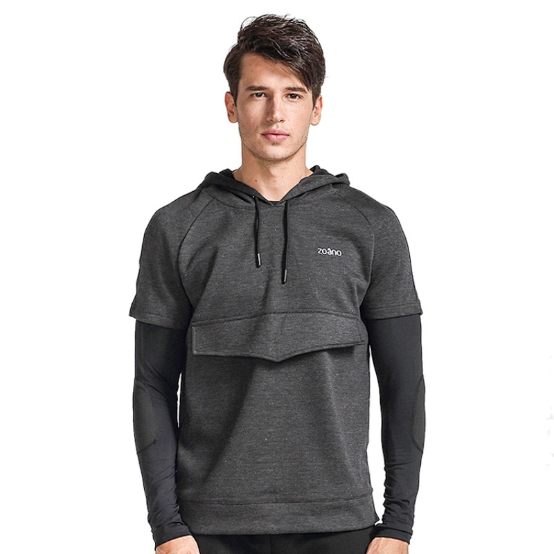 custom design inside and outside 2piece mens sweatshirts hoodies