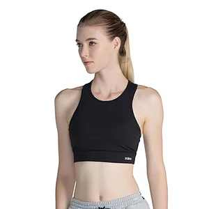 2020 wholesale fashion yoga bra women mesh racerback Strapless removable cup Sports Bra