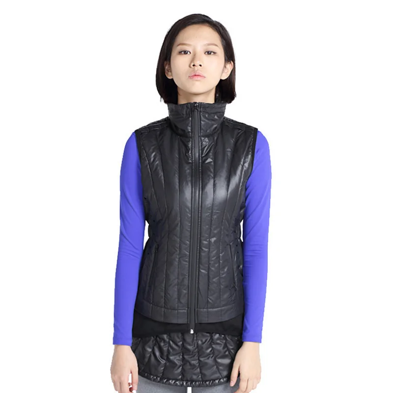 Custom Wholesale Classic padding fitness jacket fashion quilted style women's vests