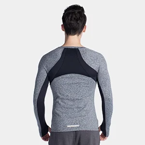 High Quality fitness workout clothing gym wear men long sleeve t shirt