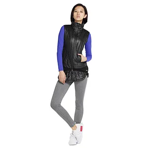 Custom Wholesale Classic padding fitness jacket fashion quilted style women's vests