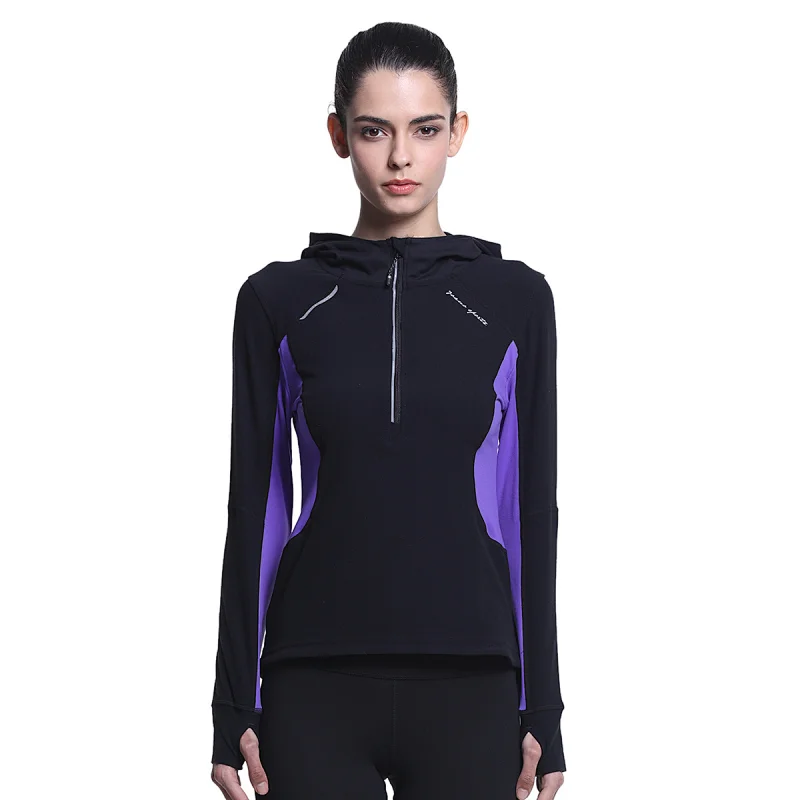 Wholesale Custom Unisex Polyester Spandex Sports Womens Hoodies
