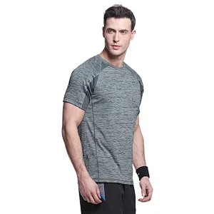 Wholesale Customized Workout Clothing fit quick-dry fitness mens gym compression t shirt