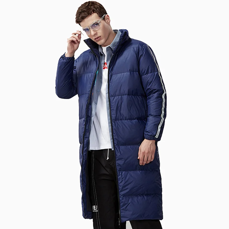 2020 New Men's Winter long Down Jackets Thigh Down Coat High Quality  Men Jacket
