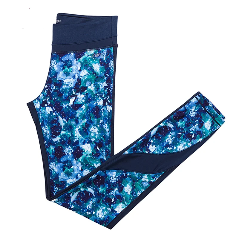 Digital colorful print gymnastic stretch leggings sportswear for women