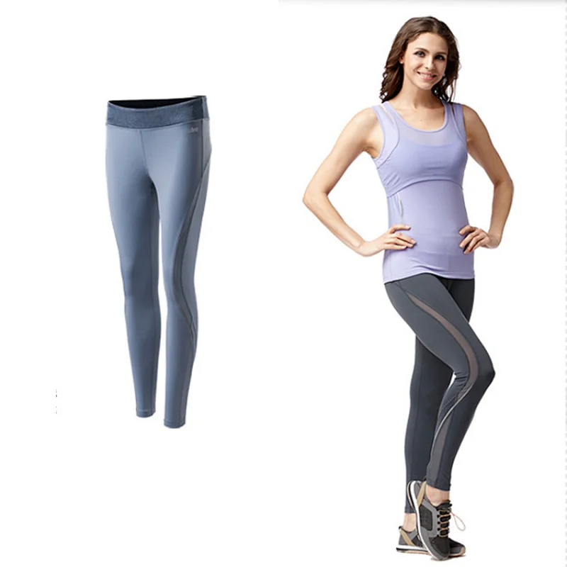 Wholesales fashion mesh breathable workout leggings fitness yoga pants for women  with custom logo