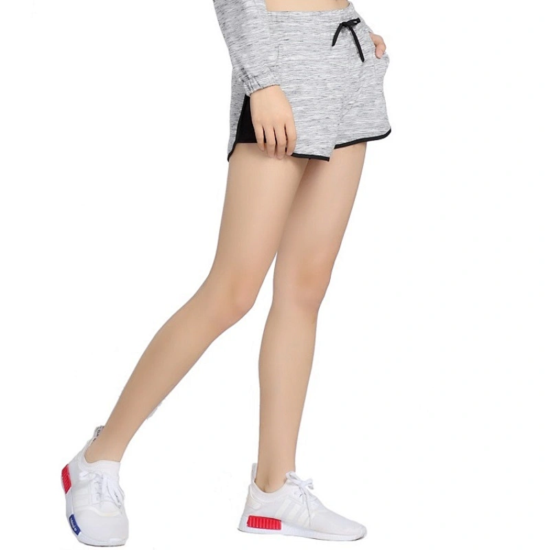 custom logo outfit workout fitness shorts women with pocket