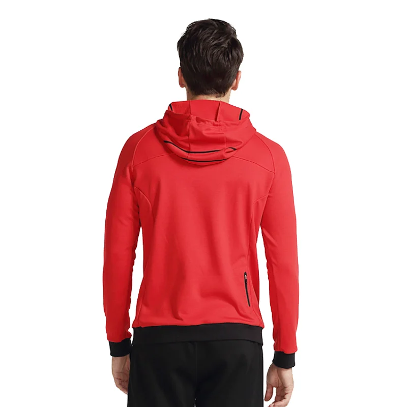 Custom Design Men's 1/4 pullover zip sports long sleeve sweater tops