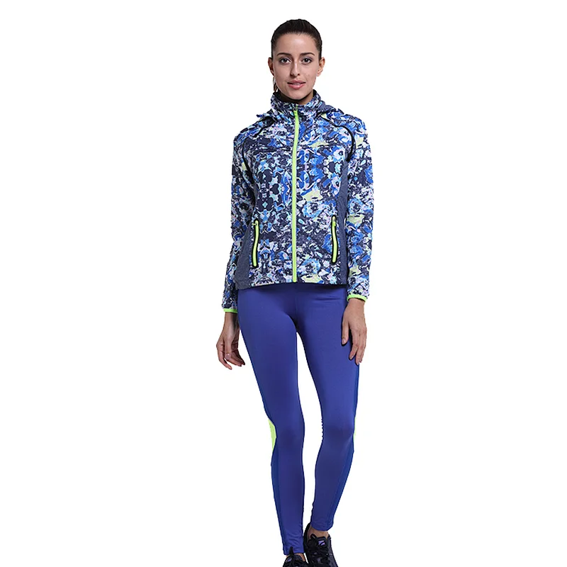Women detachable sleeve sublimation print windbreaker jacket  shiny manufacturers sportswear