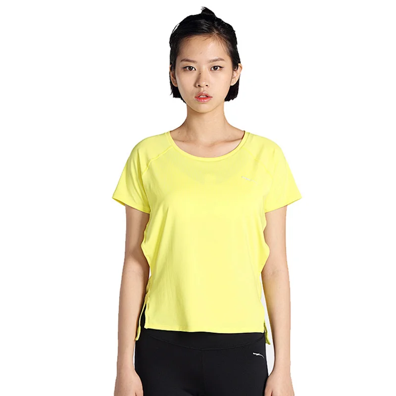 Spandex sports  Workout Gym Sport T-shirt Fitness t shirt for lady