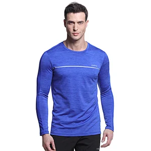 Wholesale sportswear Running Sport Shirts Exercise Full Sleeve T Shirts For Men
