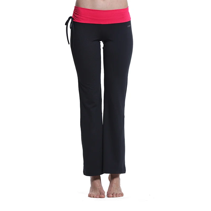 New style classic pattern comfortable moisture wicking women long yoga pants with elastic yoga pants fitness leggings for women