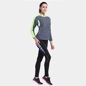 High quality custom ladies zipper pocket spandex  training compression cargo  women training pants