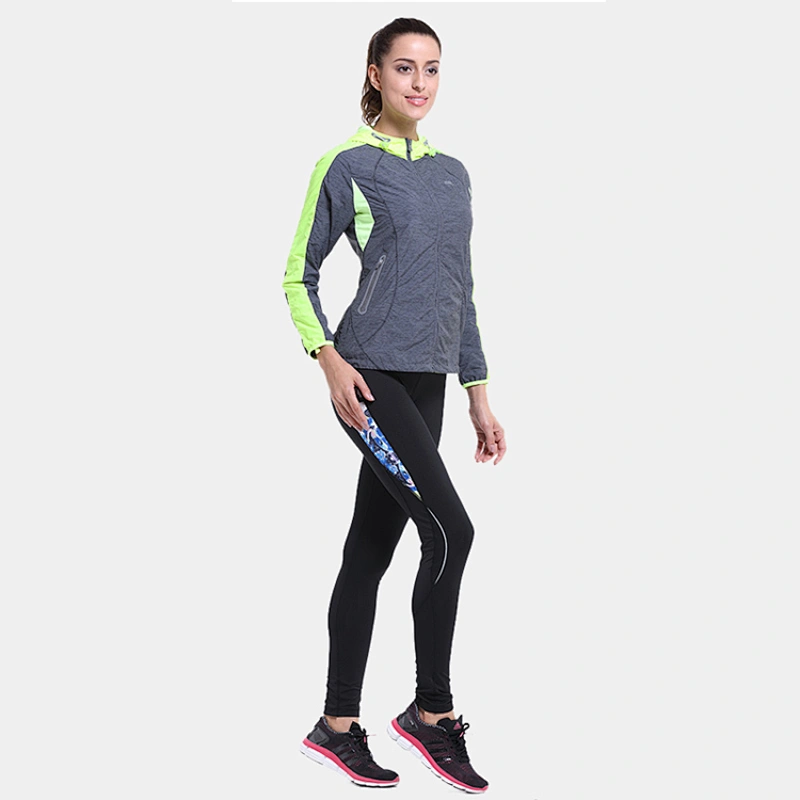 High quality custom ladies zipper pocket spandex  training compression cargo  women training pants