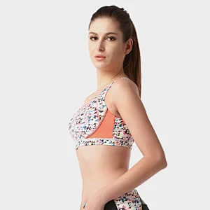 wholesale gym push up fitness print sports yoga bra