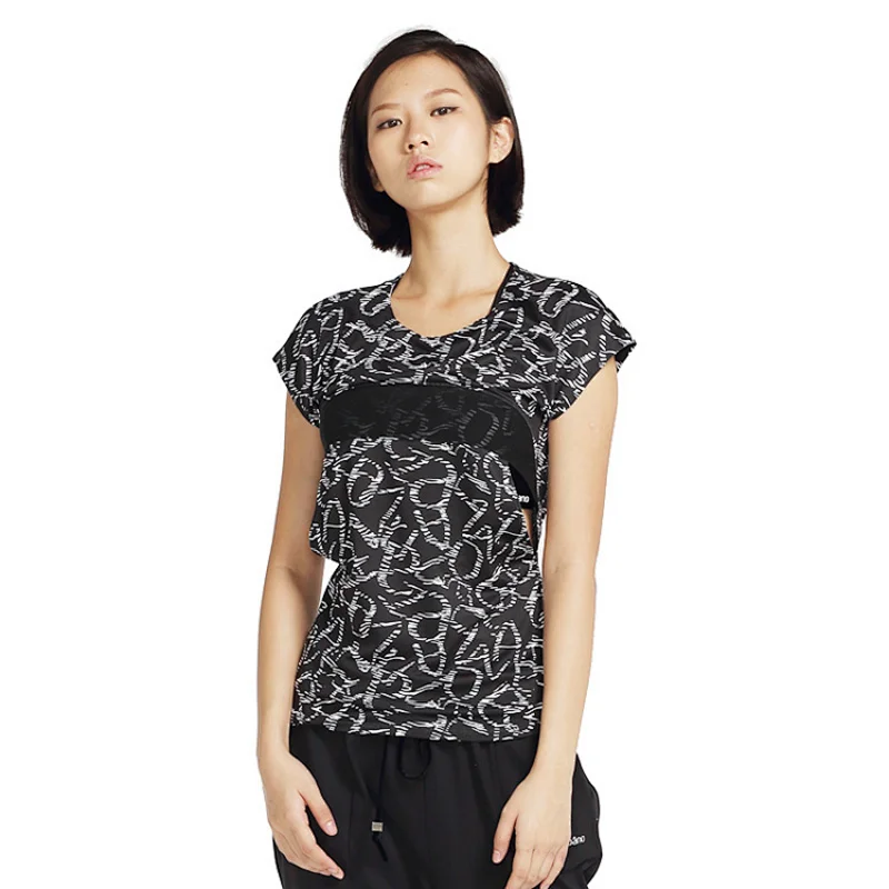 Lady Wear Women Short Sleeve T-Shirt M Women Graphic fitness t shirt For Women