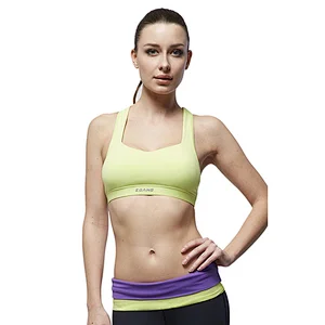 Women fashion customize print logo yoga running fitness sports bra