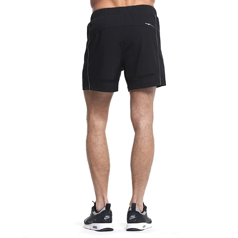 Wholesale online shopping custom logo  2 in 1 workout sport active loose-fit shorts for men