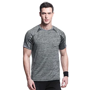 Wholesale Customized Workout Clothing fit quick-dry fitness mens gym compression t shirt