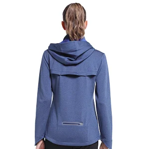 Factory high quality pullover windbreaker soft shell jacket for women