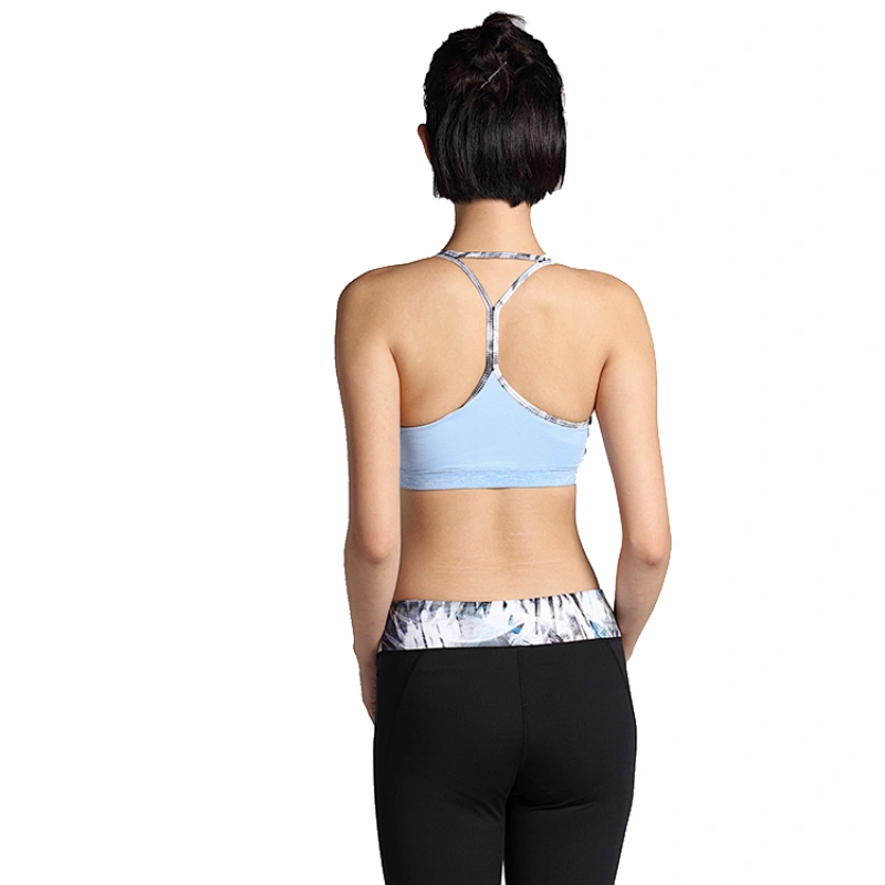 2020 lady hot sexy yoga bra women custom high quality pushup strap padded Sports Bra