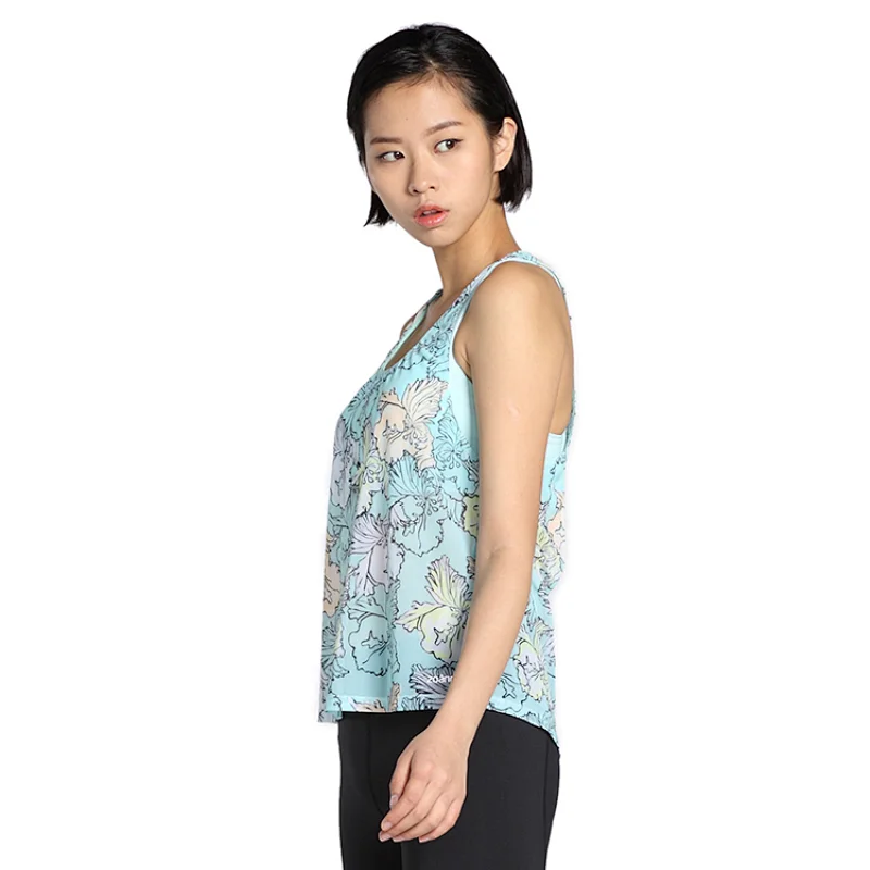 Women mesh sublimation vest  graphic printing yoga running fitness tank active wear tank top Custom logo designed tank topwoman