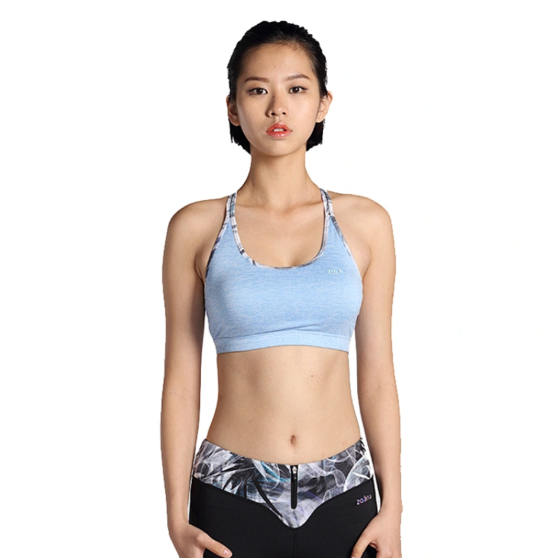 2020 lady hot sexy yoga bra women custom high quality pushup strap padded Sports Bra