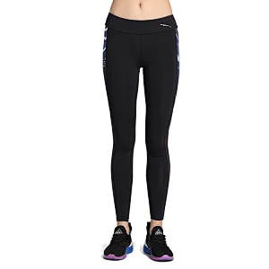 New style lightweight spandex mesh print  design gym pants yoga leggings for women