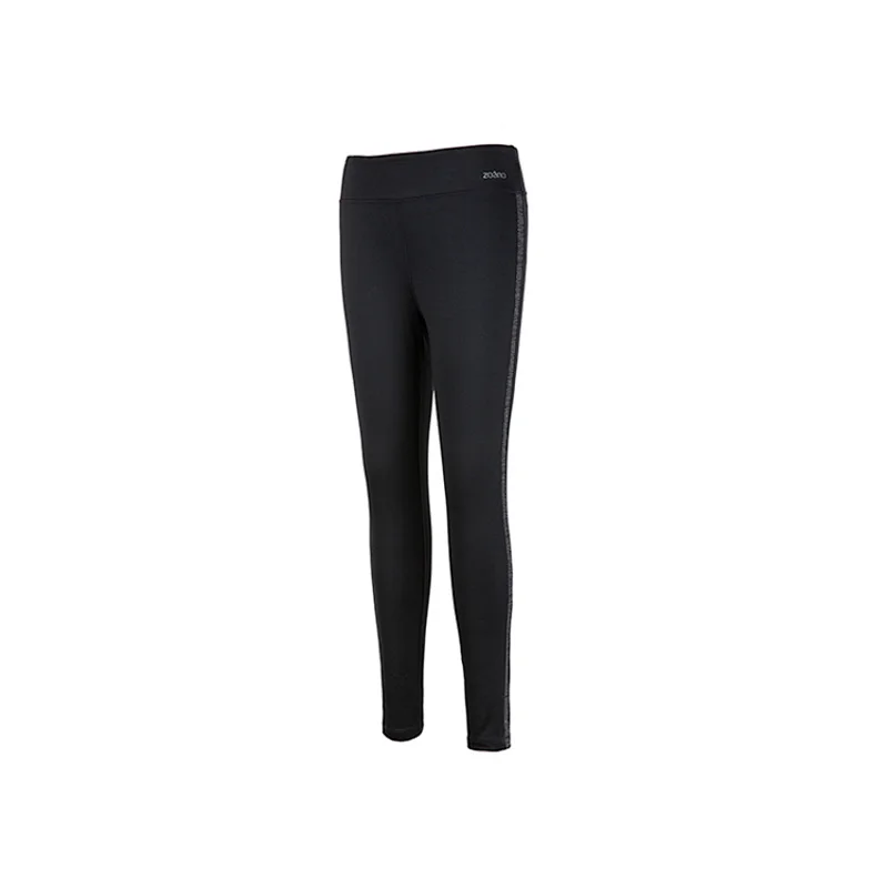 Fit pattern quick dry lightweight stripe logo tape sport yoga leggings  women compression tights