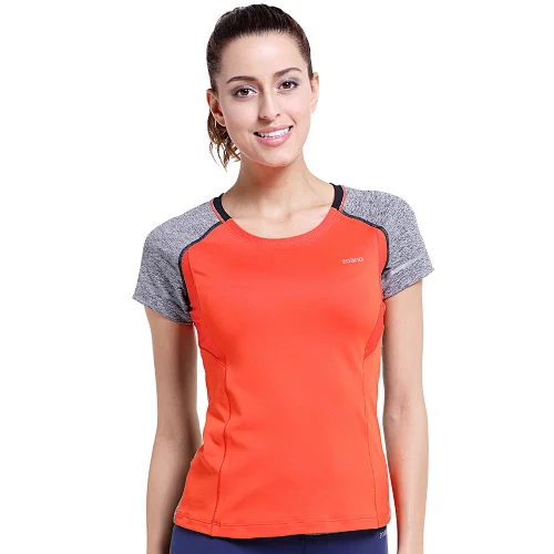 Cheap Wholesale Promotional Gym Sports Wear Womens Sports Thin Cropped womens t shirts