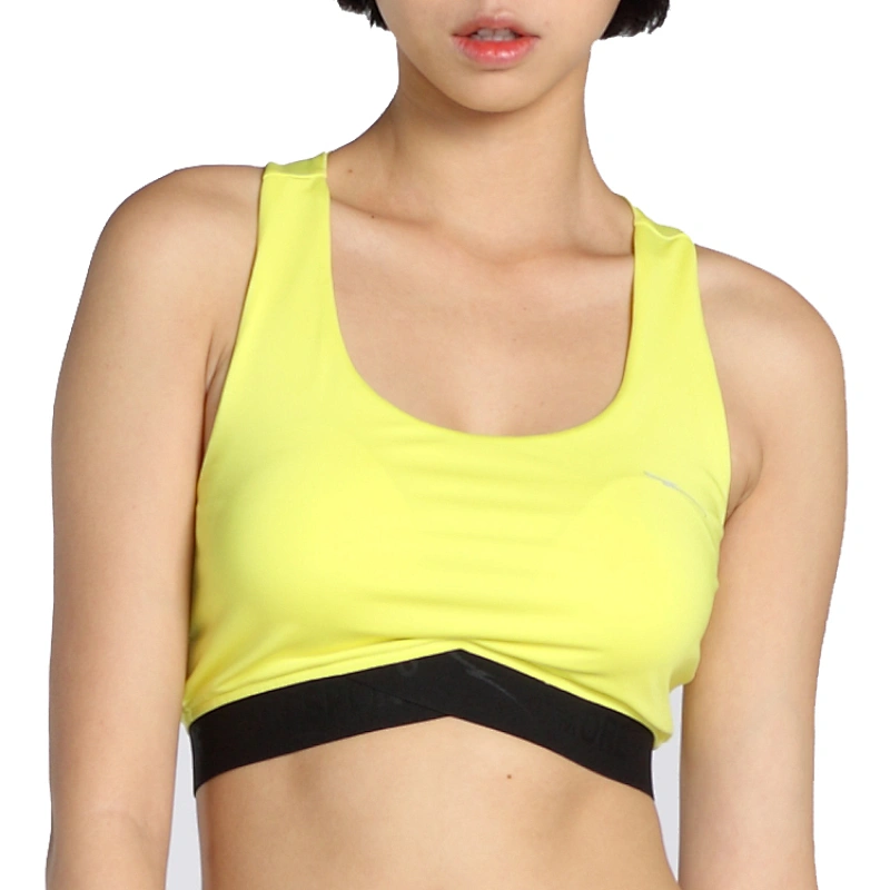 racerback black custom high impact sports bra for women 2020 adjustable padded nylon spandex seamless top fitness