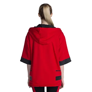 Women logo modest zipper tracksuit sports hoody wholesale velour jacket