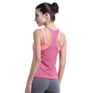 Women  hot sale fitness running sportswear  breathable compression yoga  active wear tank top Custom logo designed tank topwoman