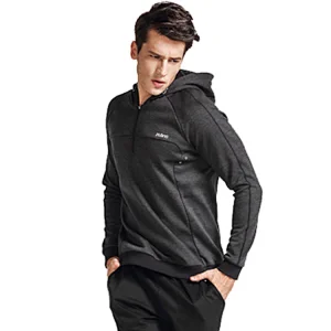 Men sport tops polyester loose 1/4 pullover Pullover t-shirt Sweat Hoodies