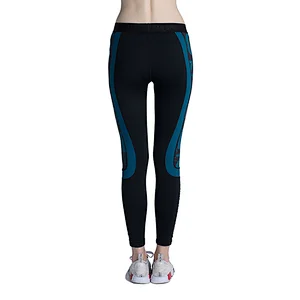 Wholesales custom athletics  spandex long running pants print leggings for women