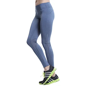 Quick dry spandex  sport workout  sweat wicking women mesh yoga pants  with zip pocket