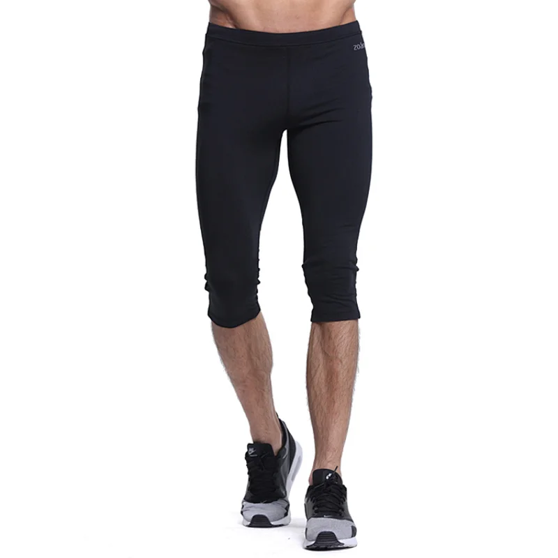 Capri active flex tummy control athletic leggings track pants for men