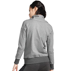 Wholesale ladies custom logo running fitness workout sweaters