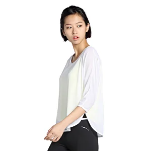Yoga Sports Wear Short Sleeve femme Workout Fitness  Women Round Neck dry fit T Shirt