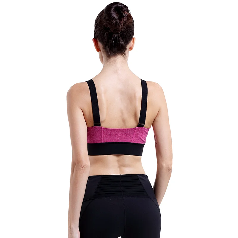High Impact Custom High Quality Adjustable yoga sports bra