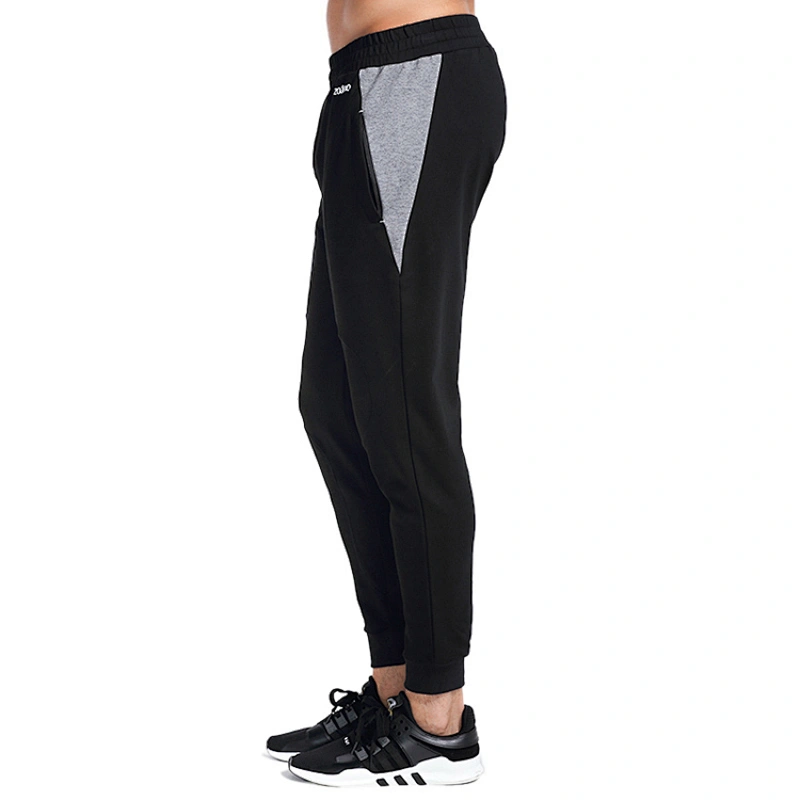 Hot selling  black men high quality  sport track legging causal dry fit  pants for men